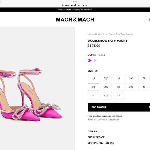 Double bow satin Fuchsia 7.5 pumps - Picture 11 of 11